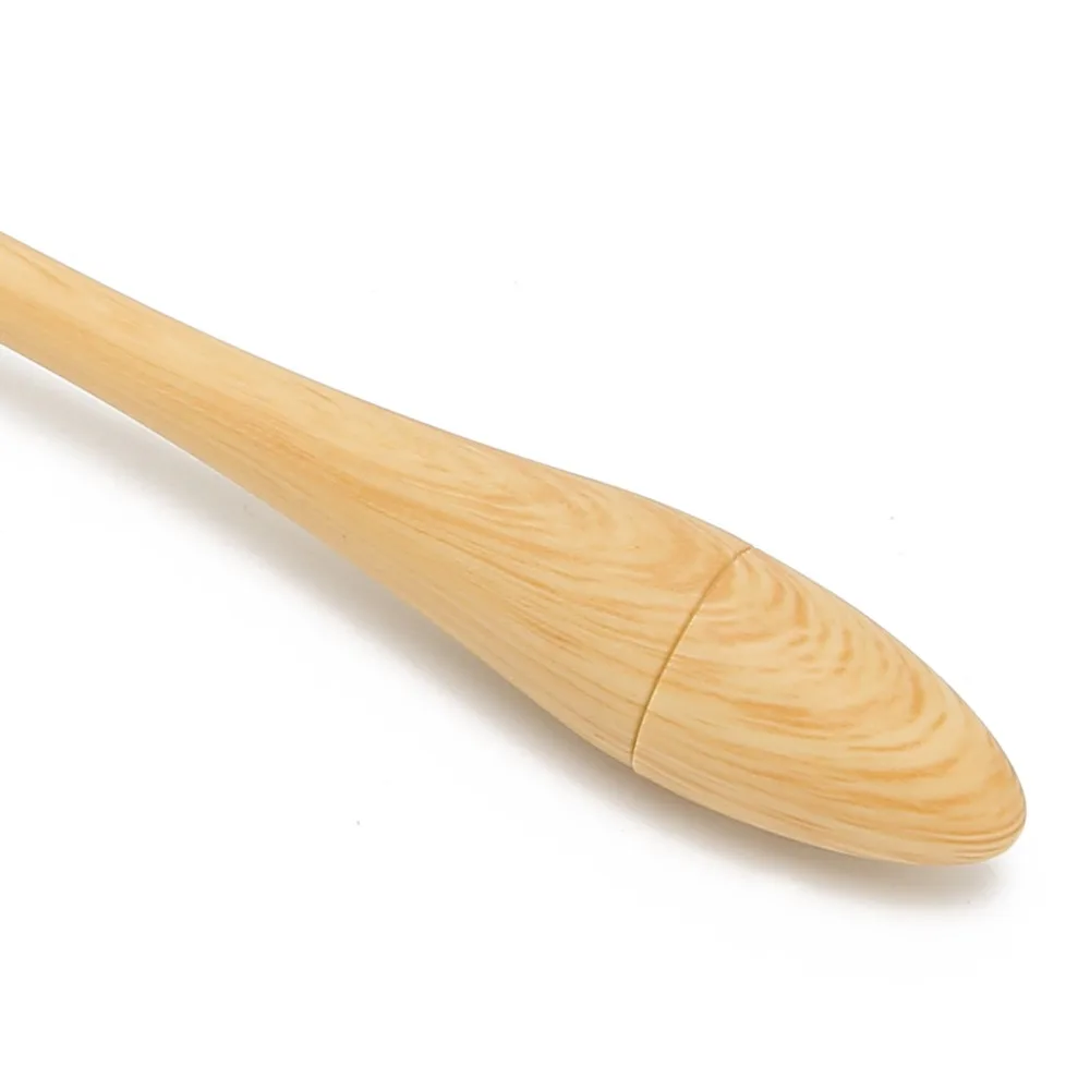 Effective Cleaning Nylon Hair Nail Dust Brush Wooden Handle Soft Fluffy Nail Dust Removal Brush Nail Cleaning Brush Makeup Tool