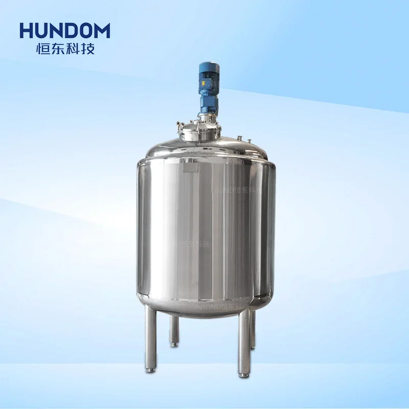 Double Jacketed Cream Cosmetics Mixing Tank Stainless Steel 304/316 Vacuum Agitator Mixing Machine