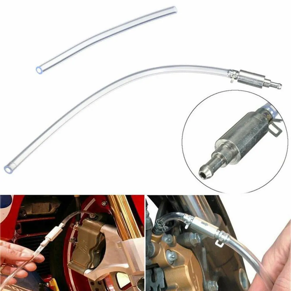 Bleeder Fluid Hose Hydraulic Clutch Valve Tube Set Pit Dirt Bike Accessories Car Motorcycle Brake Bleeding Oil Change Pump Tool