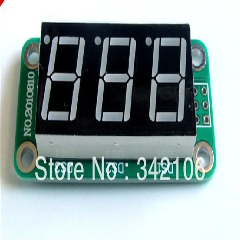 

3 three static digital display module max7219 chip SPI serial decimal