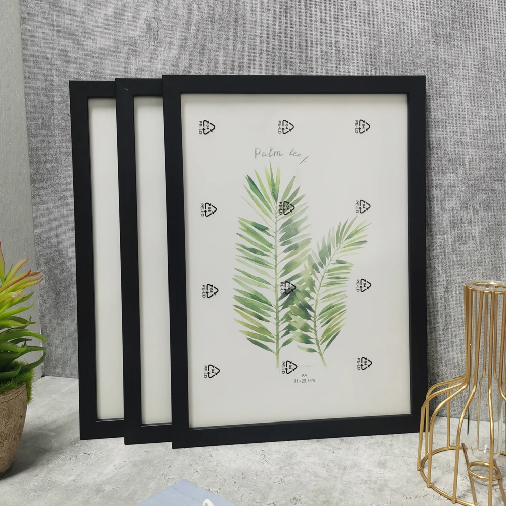 VCC 3 Teile/satz Holz Foto Rahmen Für Wand Hängen 10X15 15X20 A4 Holz Bilder Rahmen Stehen Für Bilder foto Dekor Gedenk Geschenk 5