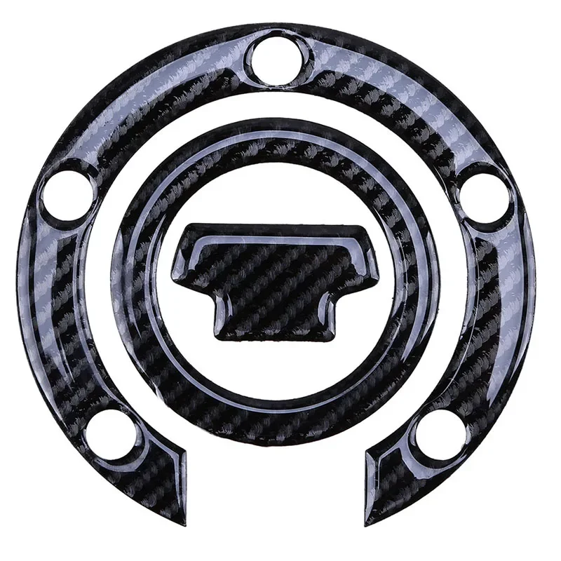 

Motorcycle Racing Carbon Fiber Fuel Gas Cap Cover Tank Protector Pad Sticker Decals for Yamaha FZ6R 2009 2010 2011 2012