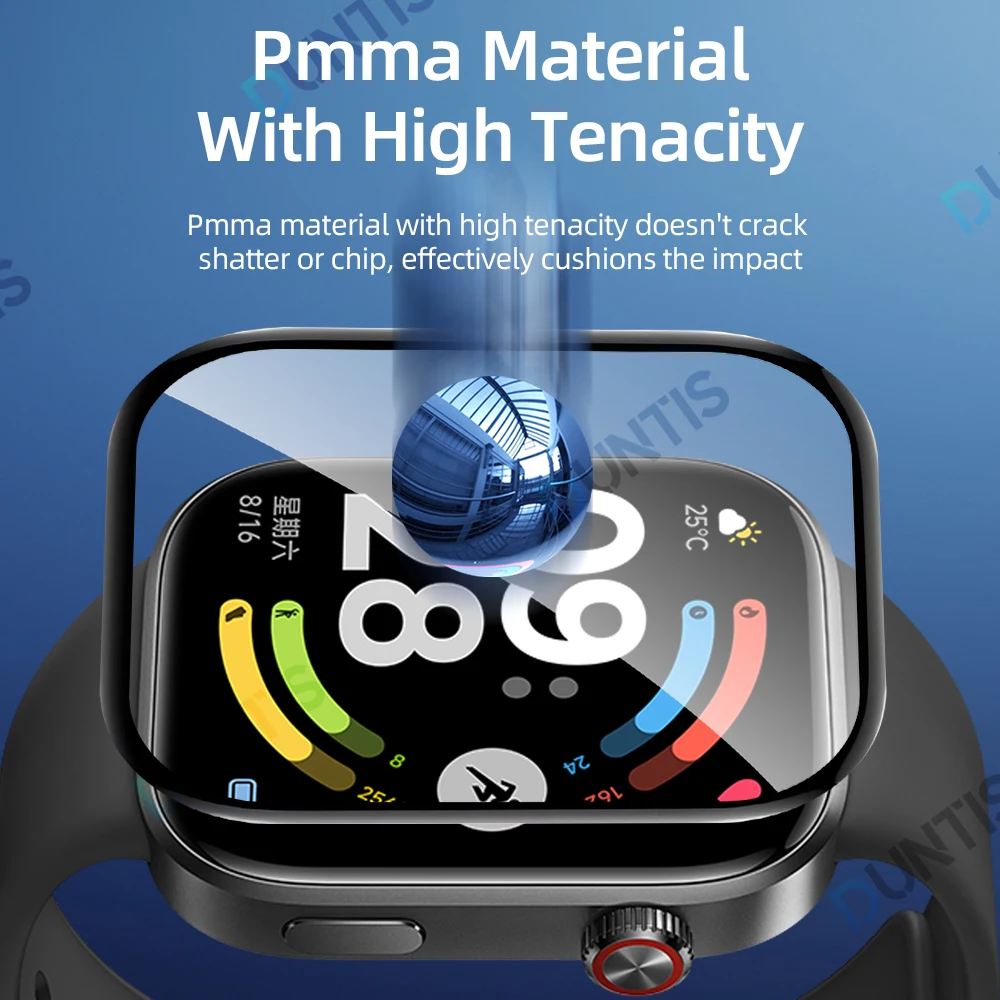 2-In-1 طبقة رقيقة واقية ناعمة + قطعة غطاء واقٍ مزخرف لهاتف آيفون لساعة Xiaomi Redmi 6 Smartwatch واقي للشاشة ملحقات غلاف مجوف #3