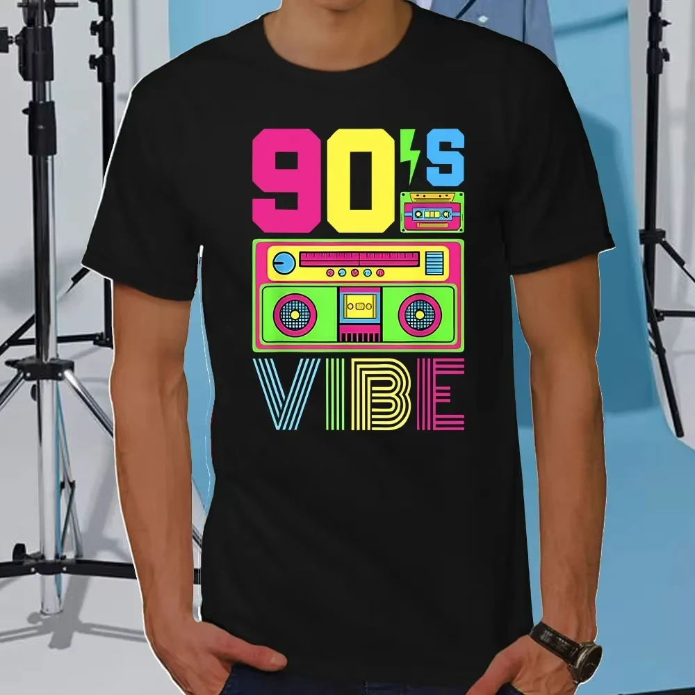 90s فيبي 1990 نمط الموضة 90 موضوع الزي تسعينات زي تي شيرت مضحك الجرافيك المحملة القمم للجنسين ملابس عصرية القطن تيز