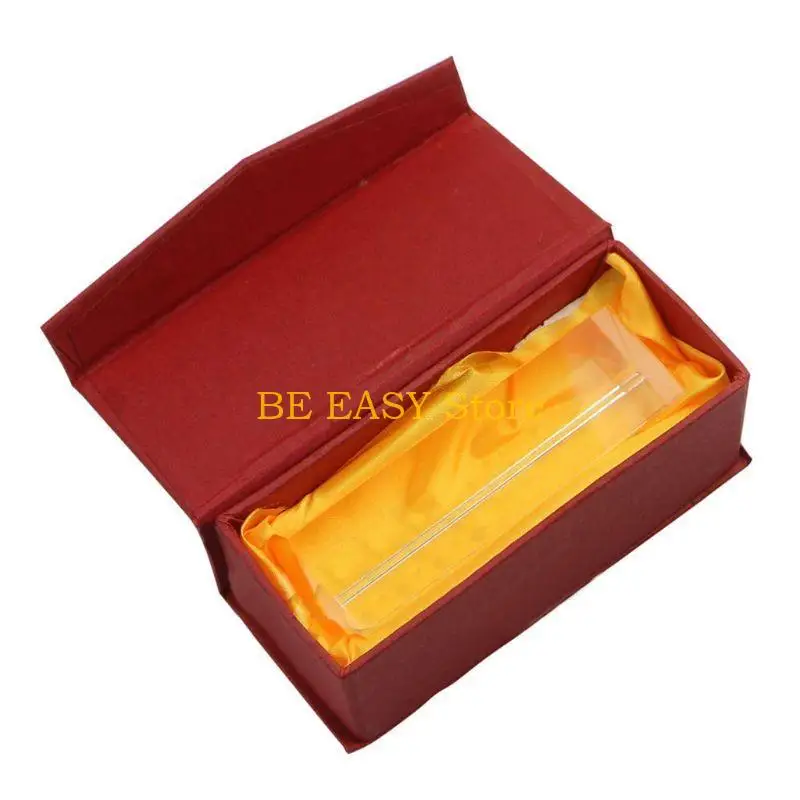 E28F Optical Glass Triangular Prism Crystal Triangular Prism for Teaching Light Spectrum Physics Photo Photography Prism Tool