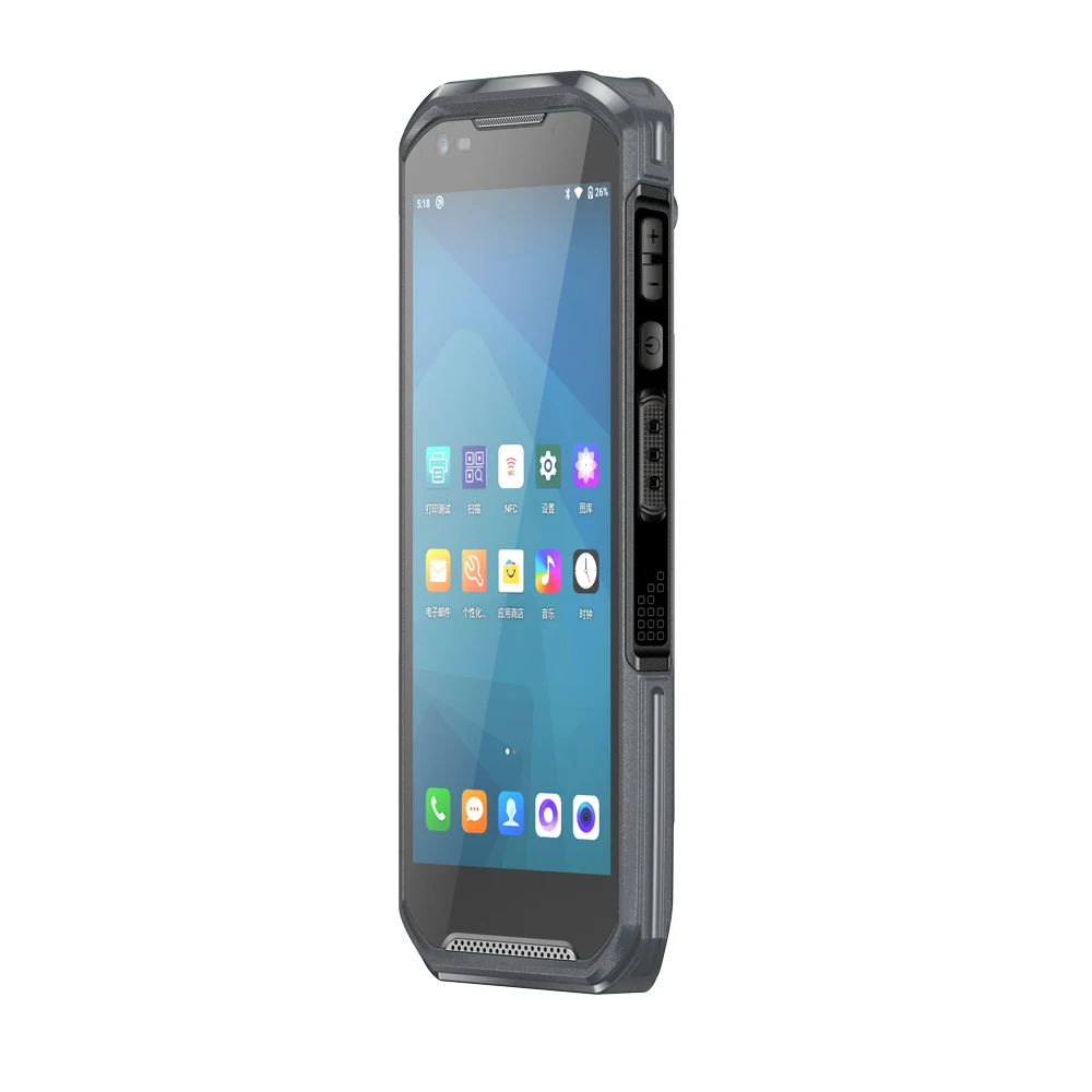 Android 13 PDA Mobile Data Terminal 6G+64GB Rugged Smartphone with NFC 5200mAh Battery 1D/2D Barcode Scanner for Warehouse Manag