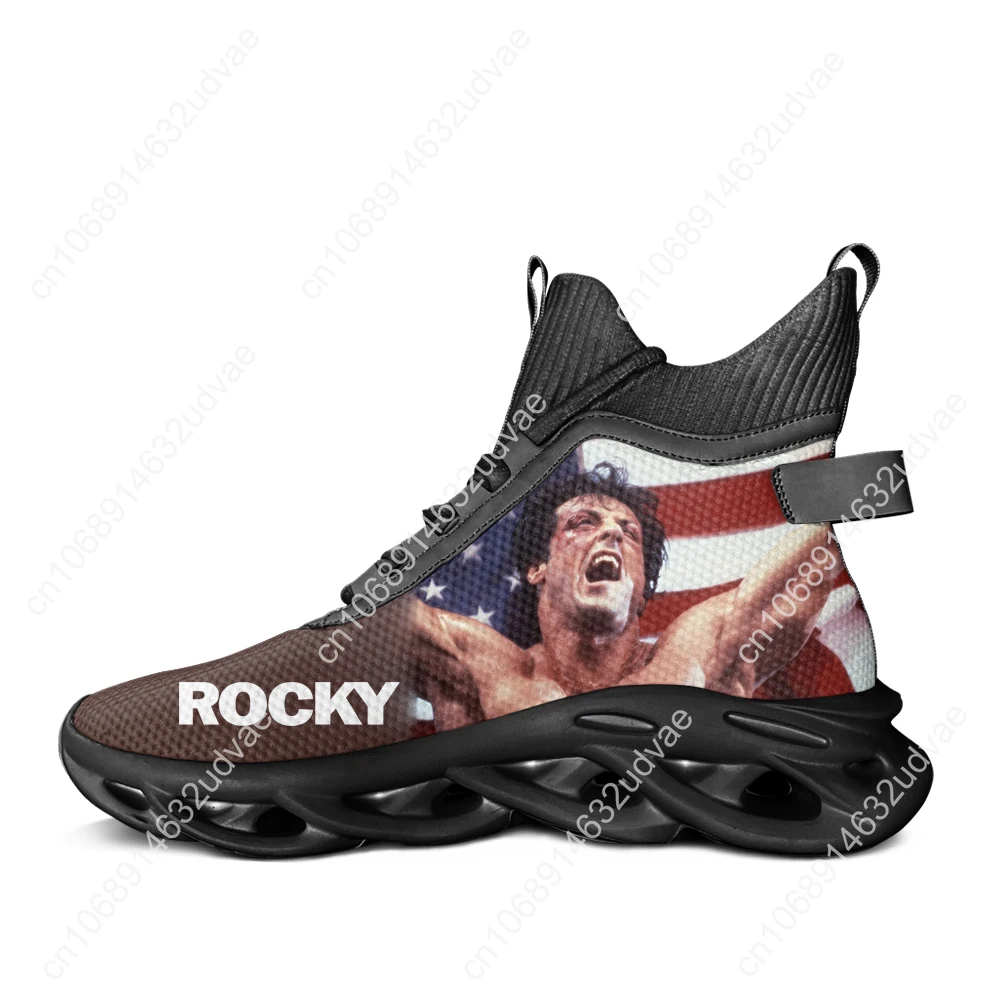 

Rockys High Top Flats Sneakers Boxer Mens Womens Sports Running High Quality Shoes Sneaker Lace Up Mesh Footwear Custom Shoe