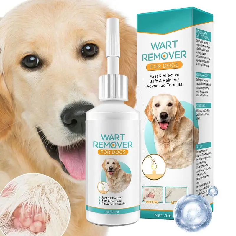 Dog Pimple Remover Pet Skin Pimple Remover 0.67 Oz Natural Ingredients Cat Mole Quick Removal Agent For Puppies Kittens Mole