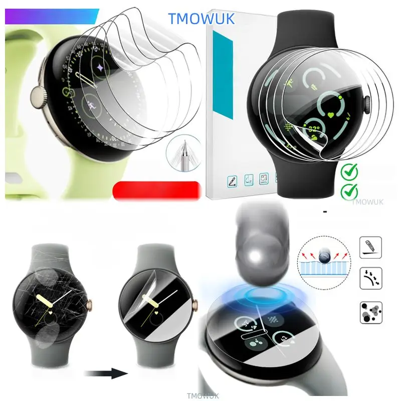 

Для Google Pixel Watch 4 41 мм Watch4 45 мм закаленное стекло Защитная пленка для экрана часов HD прозрачная 9H аксессуары против царапин
