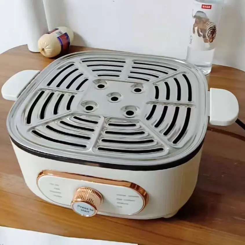 

Household Two-Layer Transparent Electric Steamer Steam Pot Cooking Steaming Food Dumplings Pan Warmer Multicooker Cooker 220V