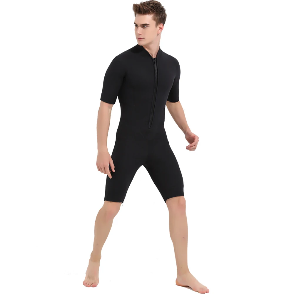 

SBART 3mm Rubber Diving Suit Men's Jumpsuit Short Sleeved Snorkeling Suit Thickened And Warm Swimsuit Surfing Suit