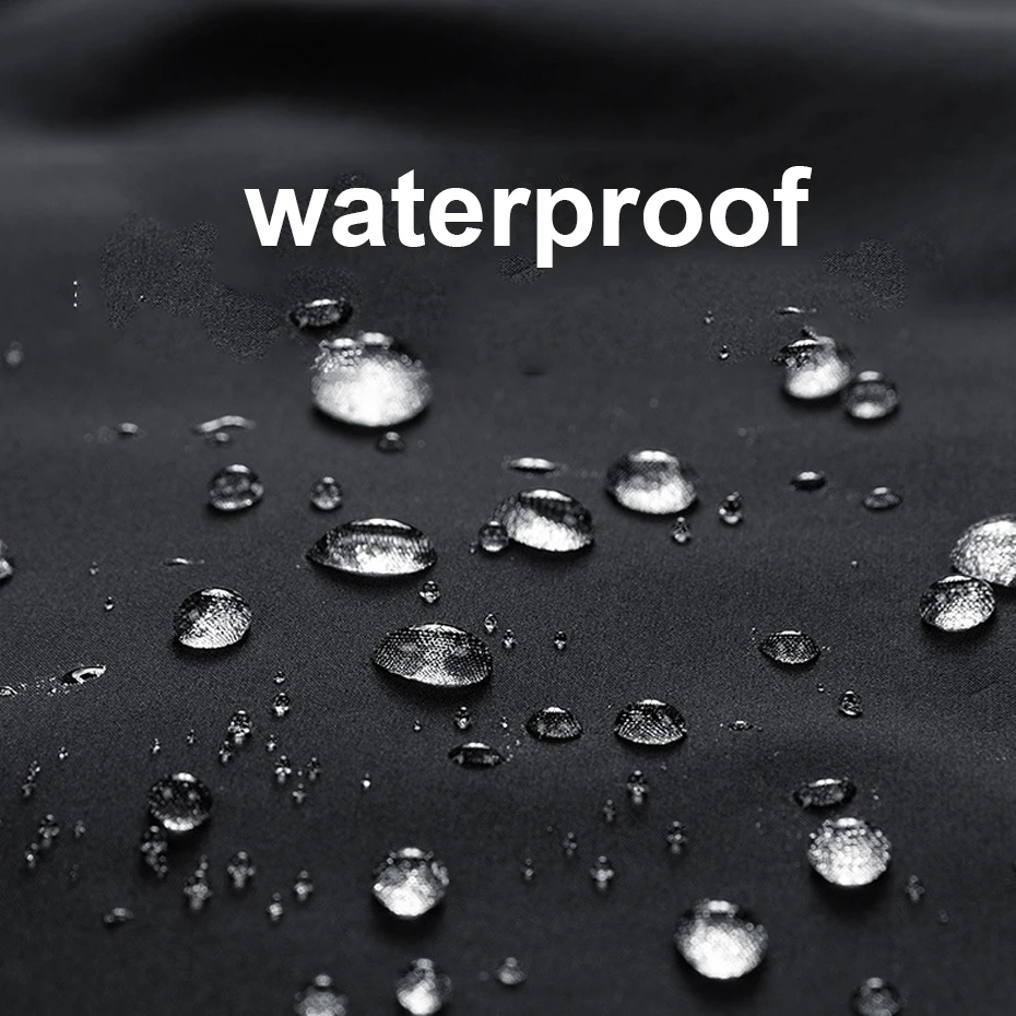 Spring Autumn Waterproof Windbreaker Jacket Coat Men Hooded Camp Jacket Fashion Casual Solid Color Outerwear Male