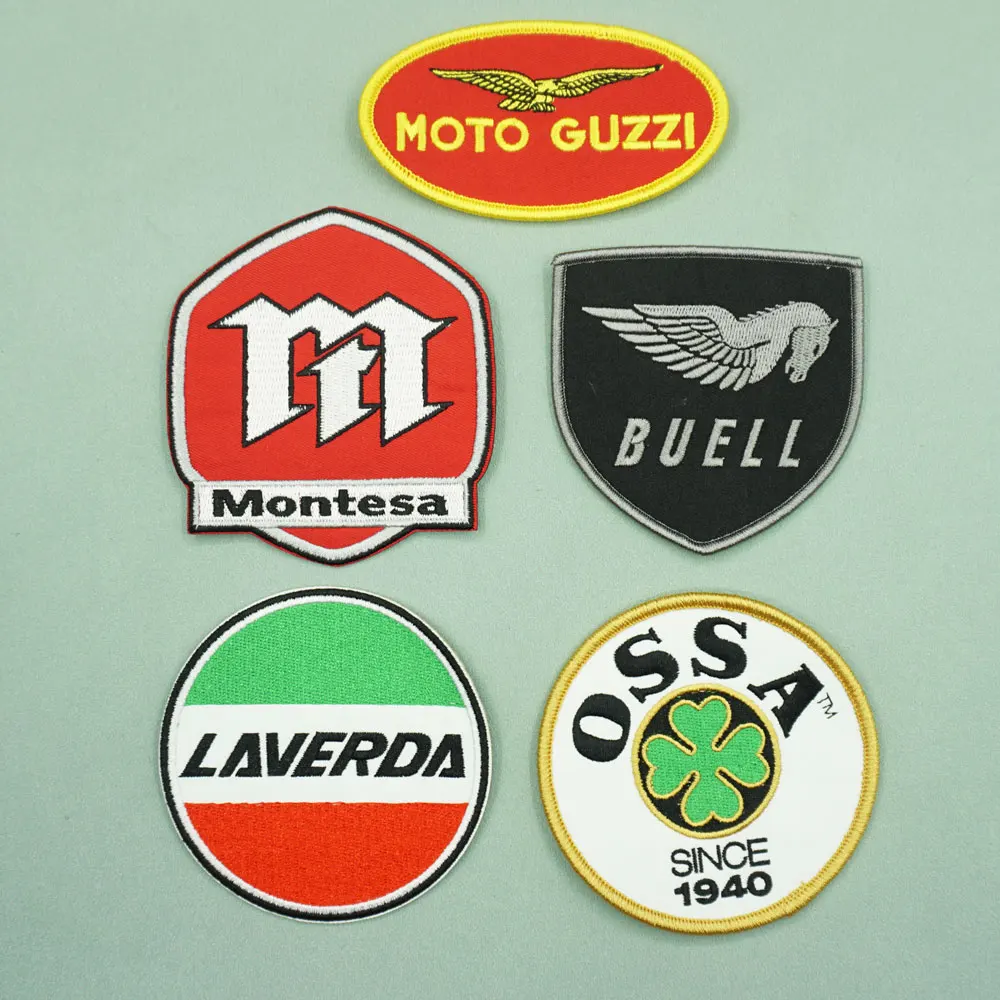 Naszywki z haftem Motorcycles Badge z haczykiem