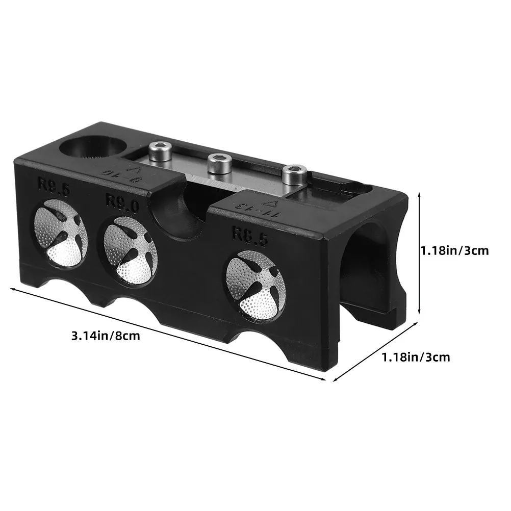 2 Sets Pool Cue Tip Repair Tool Multifunctional Billiard Stick Tip Shaper Portable Pool Stick Maintenance Kit Cue Sports