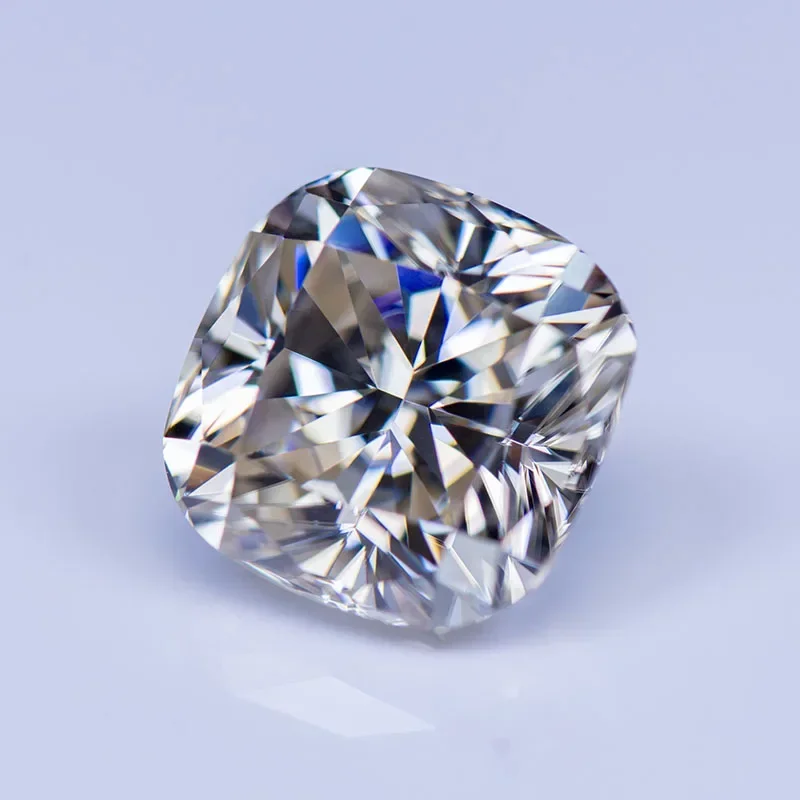 Moissanite Steen Kussen Gesneden Primaire Kleur Thee Gele Lab Geteelde Diamant Voor Diy Charms Juweel Maken Met Gra Certificaat