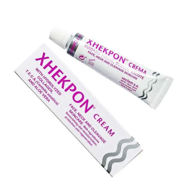 Xhekpon pescoço creme rugas suave anti envelhecimento creme levantamento endurecimento decote creme produtos de cuidados com a pele clareamento hidratante