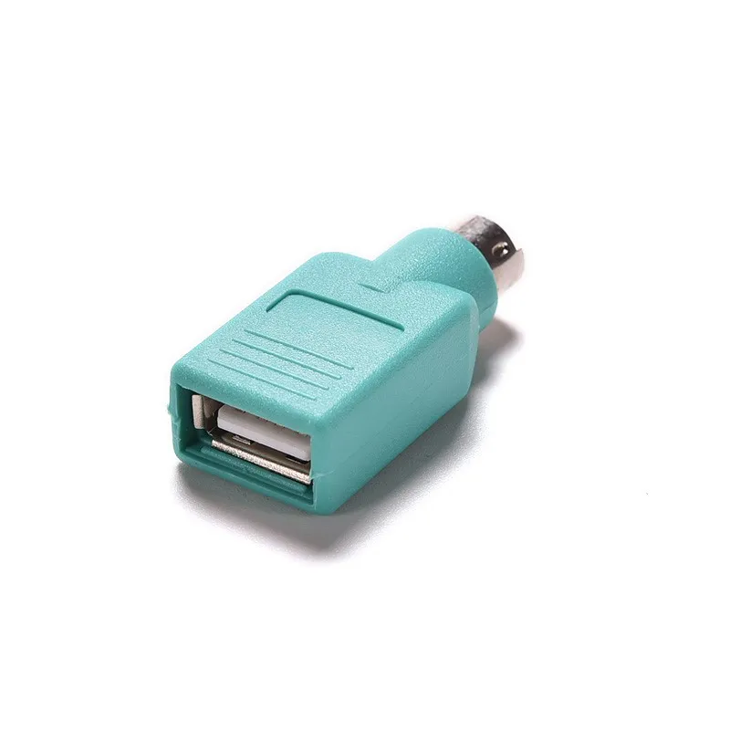 1PCS  USB Female To PS2 PS/2 Male Converter Adapter Keyboard Mouse Mice