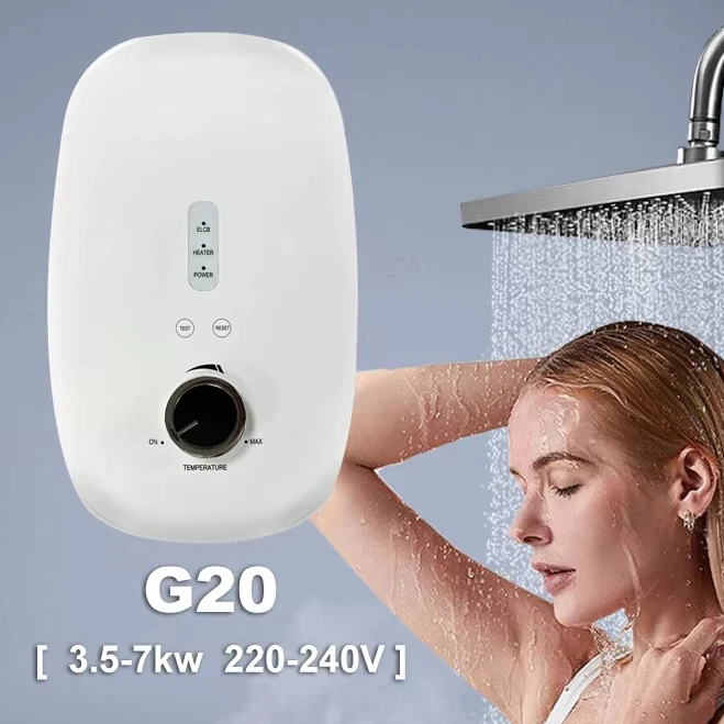 7KW 220V الذكية لحظة Tankless سخان مياه كهربي ترموستات توفير الطاقة التدفئة السريعة للمنزل الحمام دش المطبخ