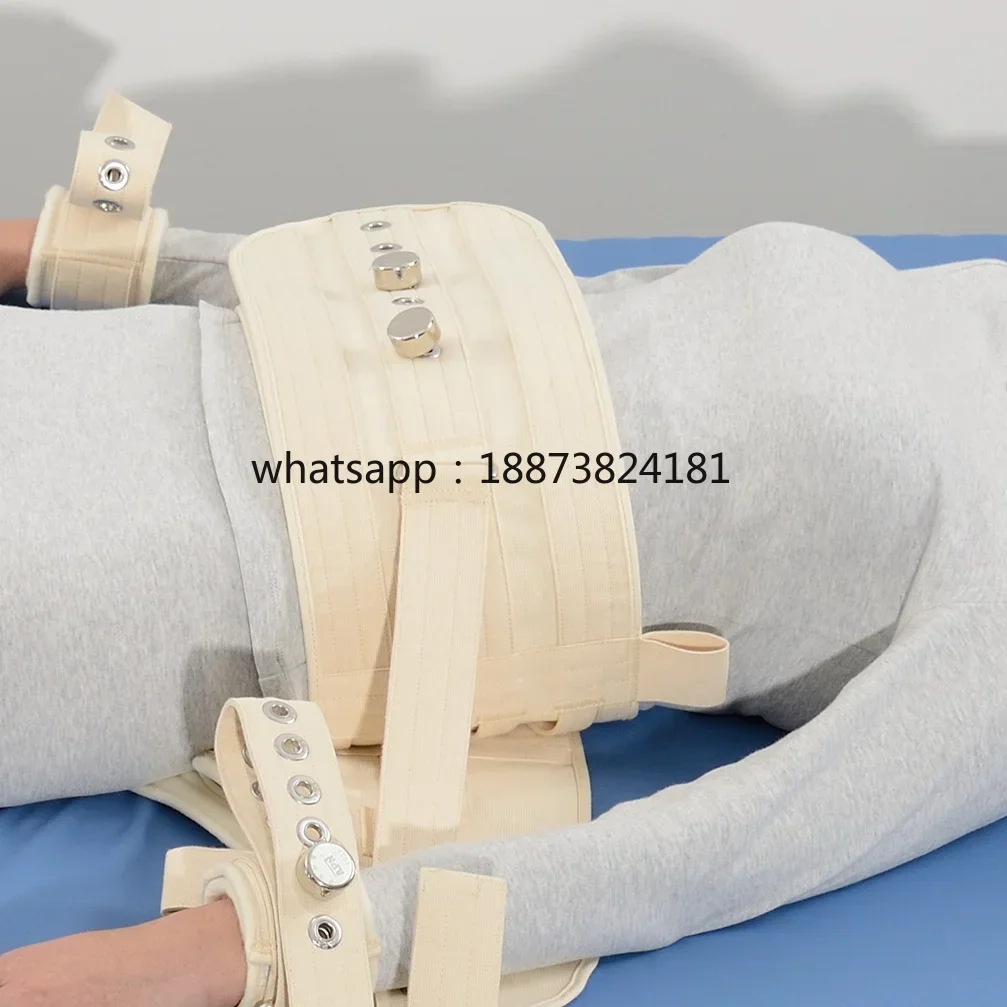 Adjustable Medical Lumbar Belt Abdomen Fixed Stra Abdominal Magnetic Buckle Restraint Belt fast shipping