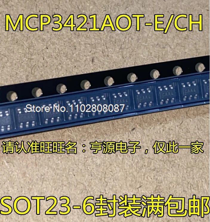 

MCP3421 MCP3421AOT-E/CH A0T-E/CH SOT23-6 CA SOT23-6