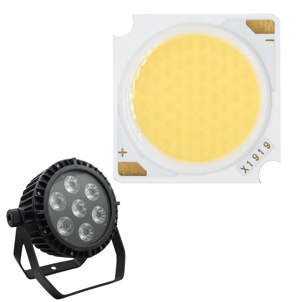 Imagem -06 - Cob Led 50w 40 30 20 10 Chip Lâmpada 1919 mm Led Chip Bridgelux Super Powerfor Projector Projector Jardim Quadrado Integrat 10 Peças