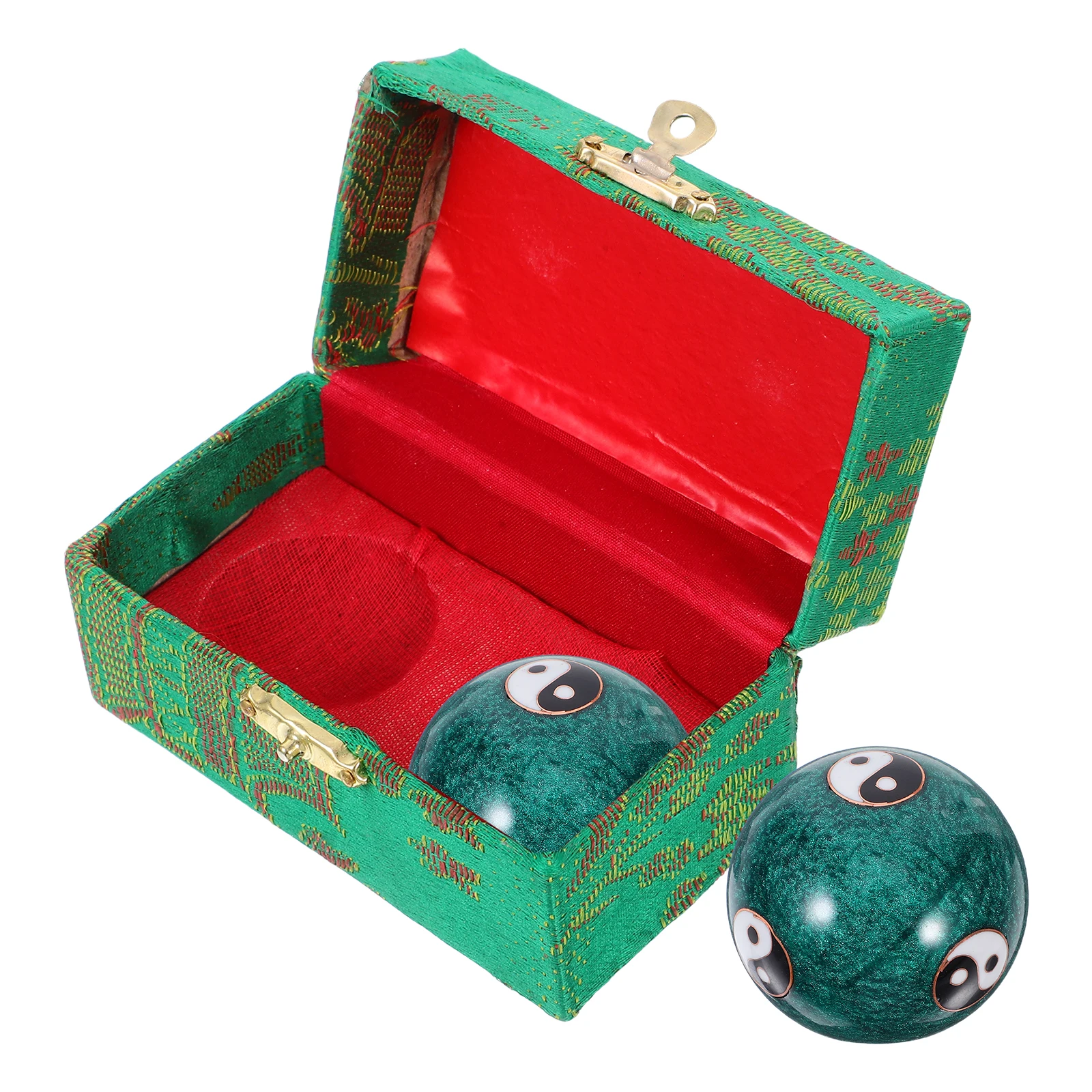 

Massage Ringtone Hand Balls Health Baoding Chinese Green Exercise Fitness