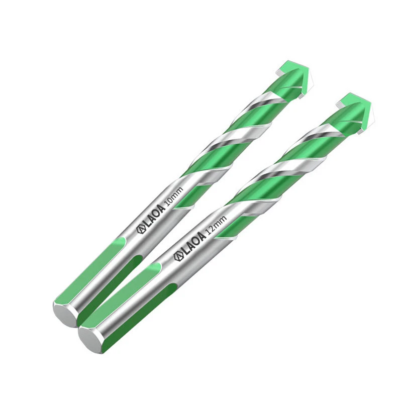 LAOA Multifunctional Drill Bit 3-12MM Super Hard Alloy Twist Drill Overlord Glass Hole Drilling Tool