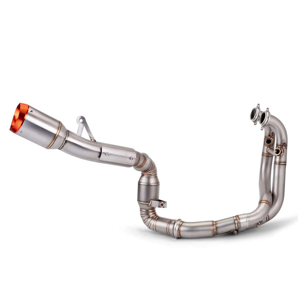 

STLF Full Exhaust System for DUKE 790 Duke 890 890R Duke790 Adventure R 790 R Rally 19 - 22 Motorcycle Modify Mid Link Pipe