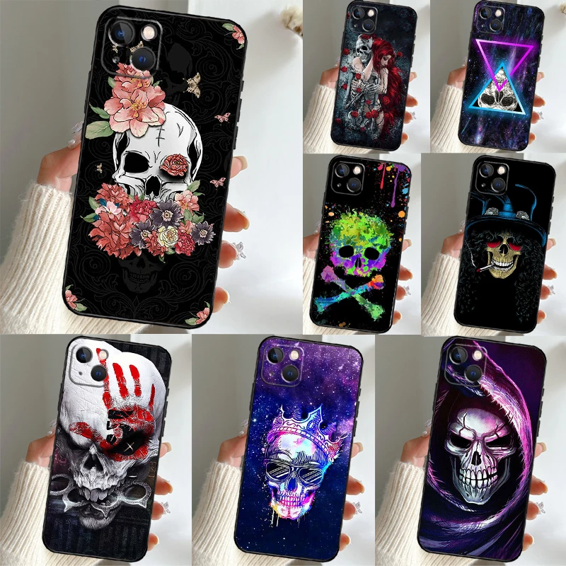 Cool Skull Gothic For Samsung Galaxy M34 M14 M54 M56 M36 M16 M31 M11 M13 M53 M12 M32 M52 M35 M55 M15 M06 Case
