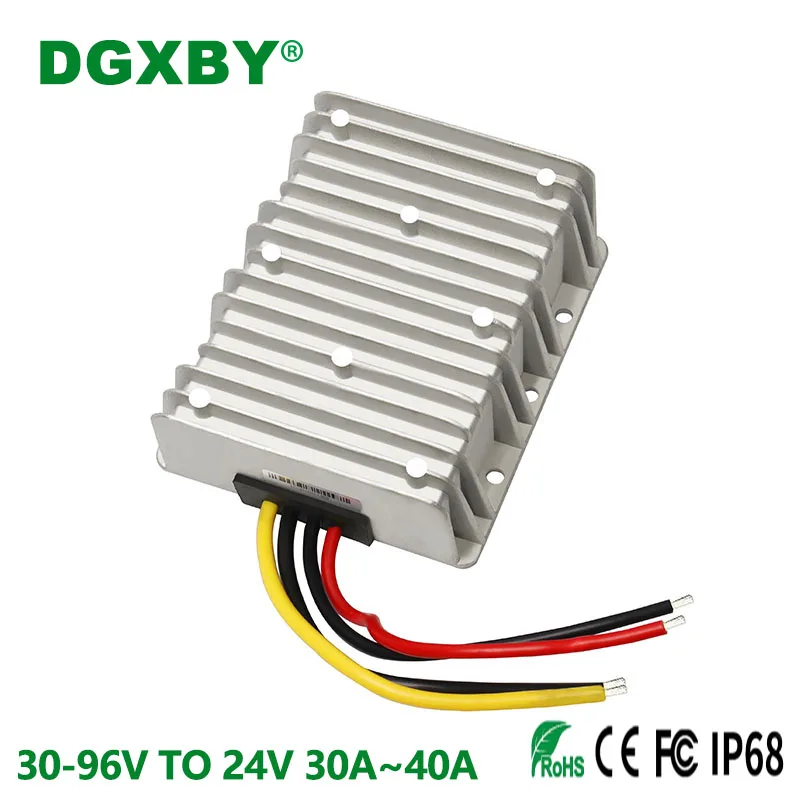 

DGXBY High Power 36V48V60V72V80V TO 24V 30A 40A Vehicle DC Converter Power Supply DC-DC Step-down Module CE Certification