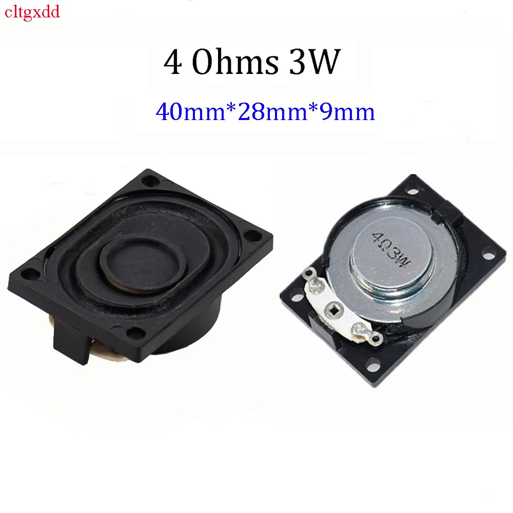 1 Piece 4 ohm 3-watt LCD monitor/TV speaker speaker speaker 4R 3W 40 * 28 * 9MM 3W 4R 4028 2840 LCD/TV laptop square speaker