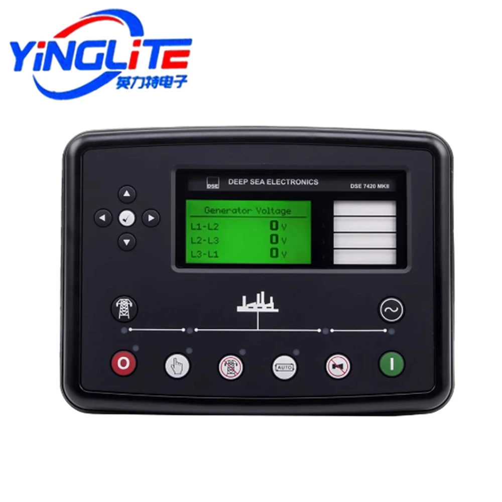 Original Deepsea DSE7420 MKII diesel generator controller generator automatic start control module instead of DSE 7410 MK2