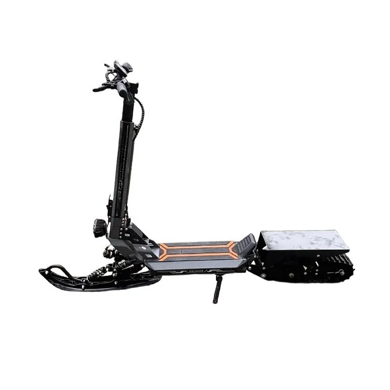 Electric skateboard, track wheel, sledge, snowmobile, ski scooter, three-purpose scooter