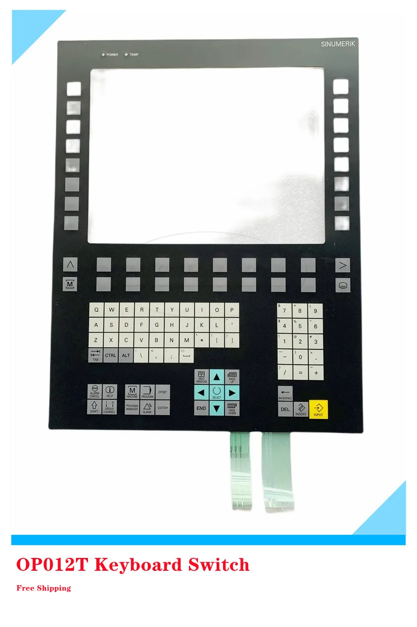 Panel de interruptor de teclado OP012T 6FC5203-0AF06-1AA0 película de teclas