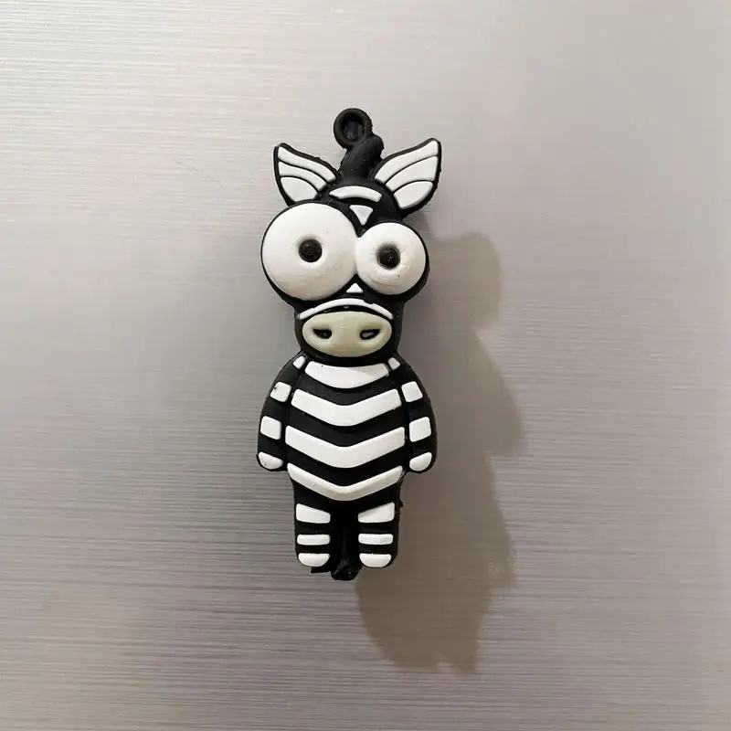1 шт., магнит на холодильник с животными, обезьяны, зебры, милый магнит на холодильник, мультяшные магнитные наклейки на холодильник для взрослых и детей, доска «сделай сам»