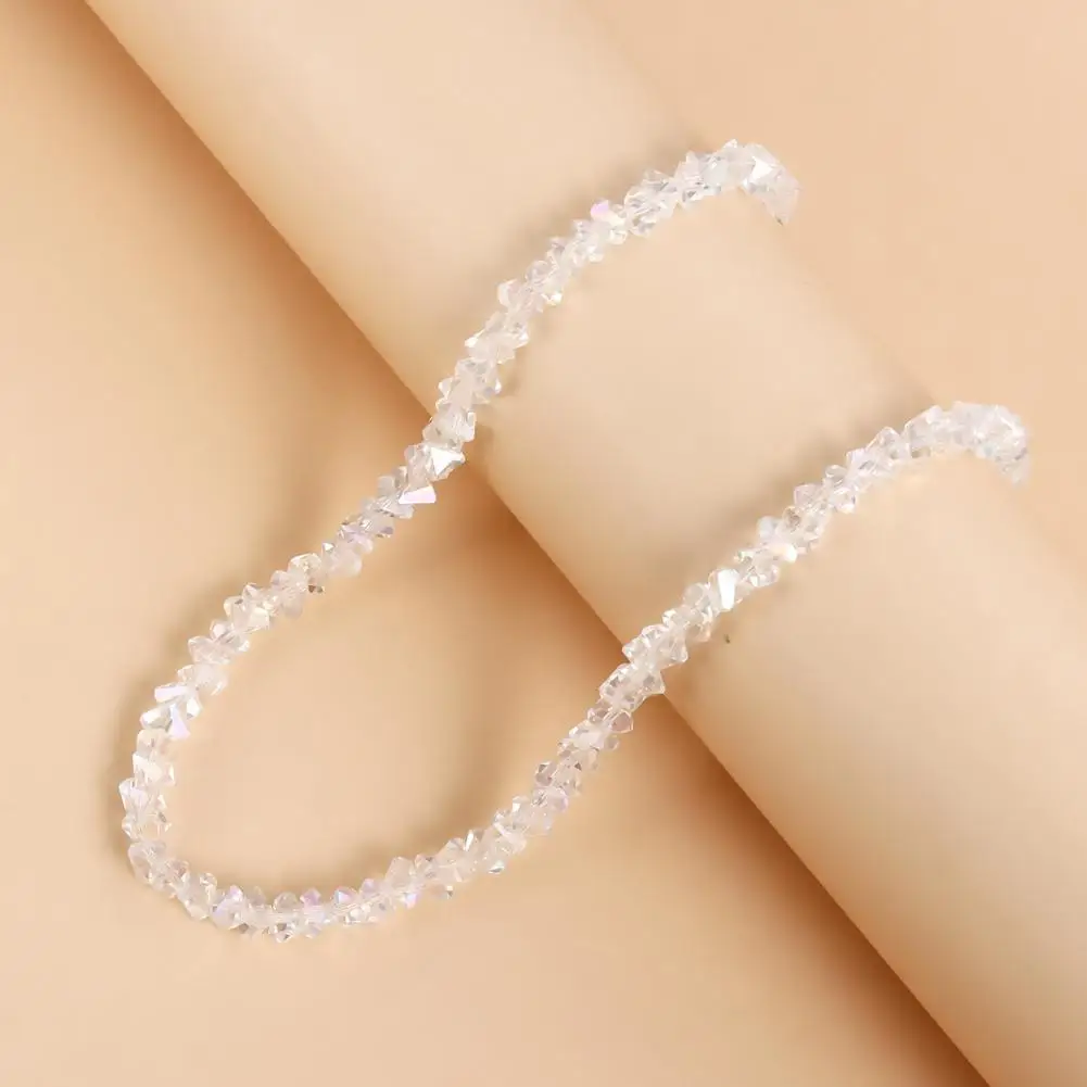Choker Necklace Women’s Irregular Faux Necklace Adjustable Solid Color Choker with Extended Chain Lobster Clasp Party Club