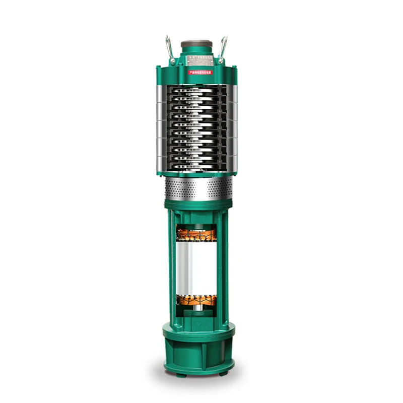 5HP QD High  High Flow Stainless Steel Multi Stage Submersible Pump Agricultural Irrigation