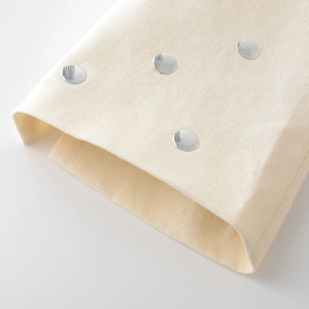 سترة بدلة غير رسمية بأكمام طويلة ورقبة على شكل حرف V صيفية جديدة للنساء بدون أزرار