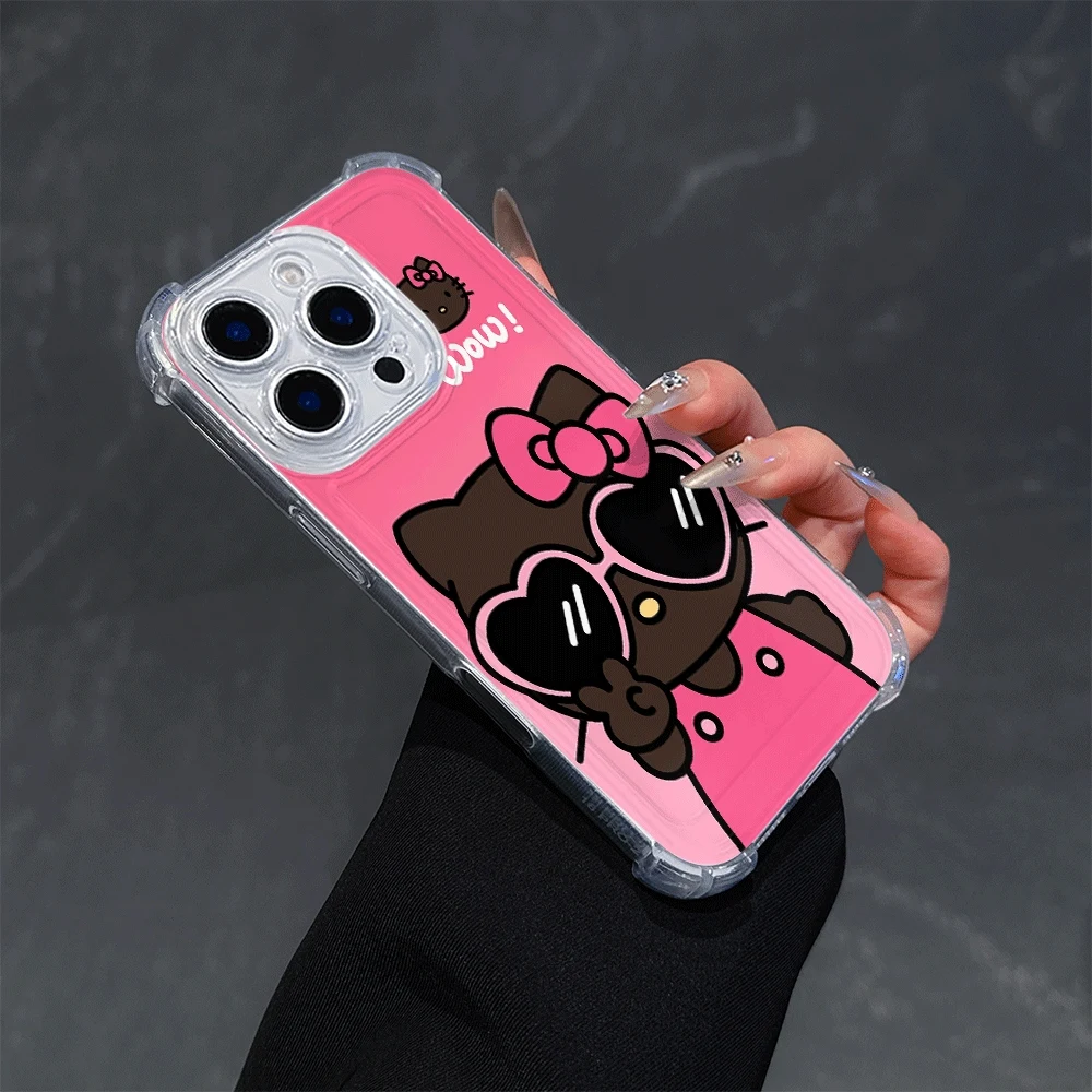 

Чехлы для мобильных телефонов Hellokitty для IPhone 15, IPhone 16/15/14/13/12/11/x/xs/xs Max, чехлы для телефонов Sanrio Anime для Iphone