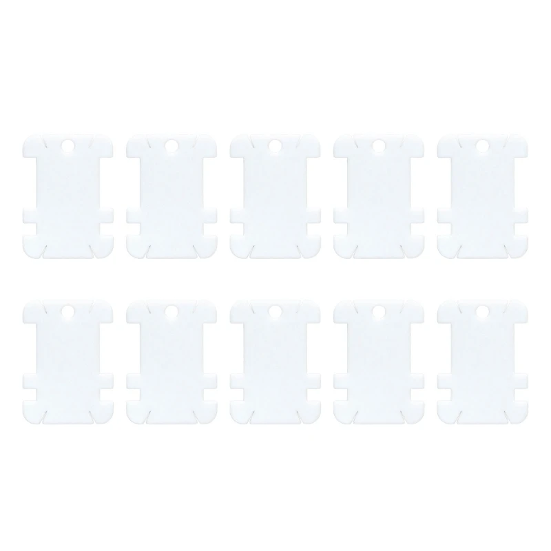 

200Pcs Plastic Floss Bobbins 2.2x1.6in Embroidery Thread Winders Plastic Thread Bobbins for Sewing Thread Storage