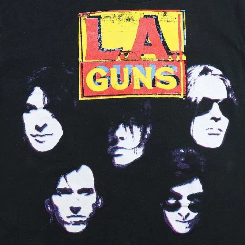 

LA Guns Vampires member All size Black Short Sleeve shirt E254