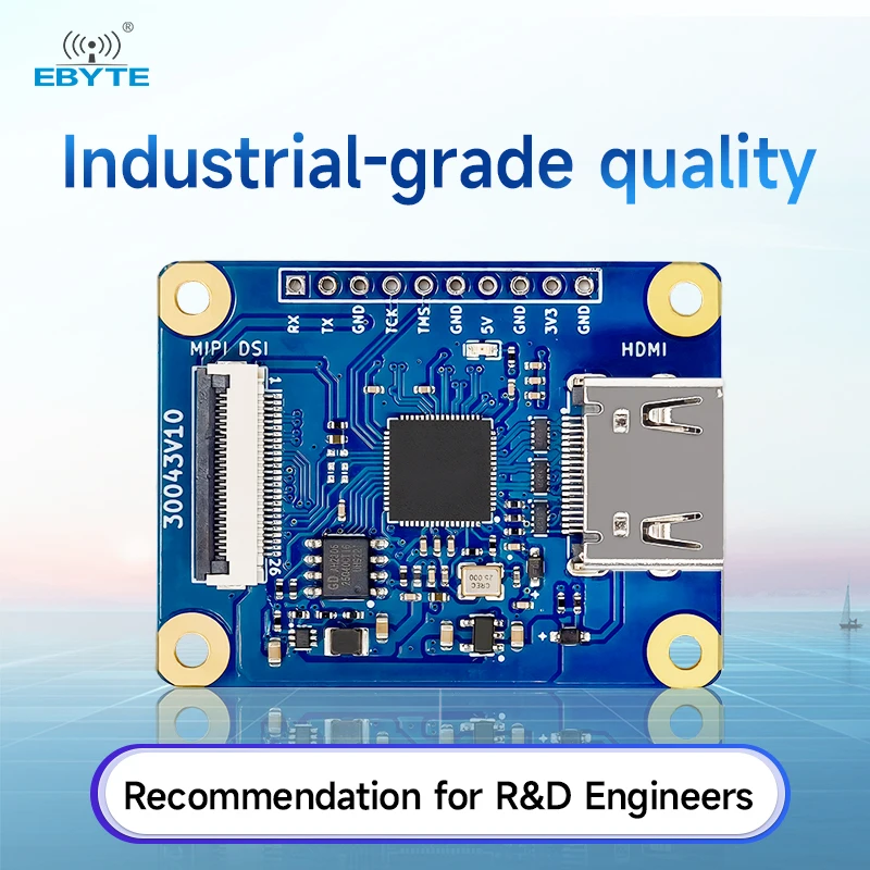 وحدة MIPI إلى HDMI من الدرجة الصناعية GSV1172 EBYTE ECA20-MHA1-I 1080P من الدرجة الصناعية المتوافقة مع T113/T527/RK3562