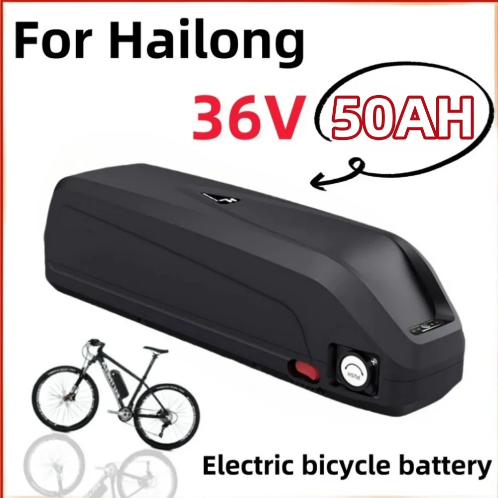 

For Hailong 36V 50Ah For Mountain Bicycle 350W 500W 750W 1000W Motor BBS02 BBS03 BBSHD Electric Bicycle