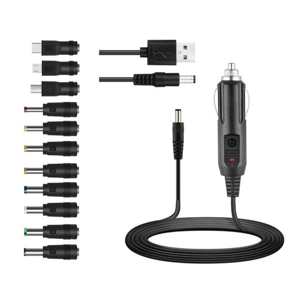 12V DC Auto Ladegerät Netzteil Kabel Zigarette Leichter Stecker 5,5mm x 2,1mm Universal Auto netzteil Kabel Auto Zubehör