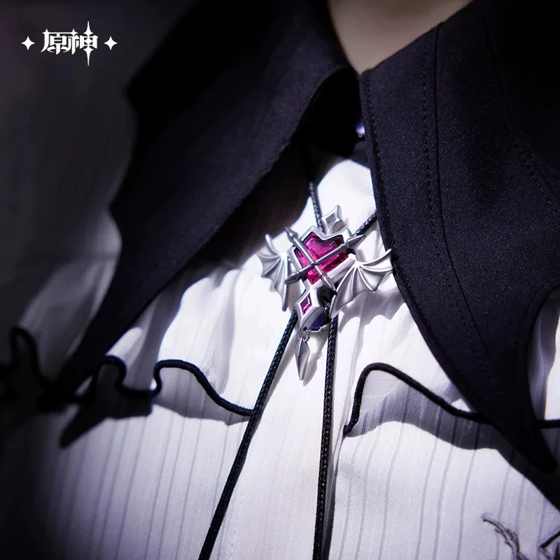 Official Genshin Impact Authentic Durin-Themed “Impression Series” Gaming Merchandise: Adjustable Bow Knot Necklace—Perfect Gift