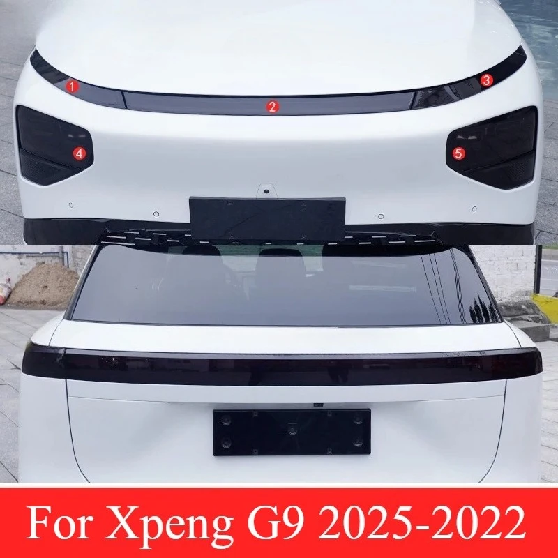 

Car Headlamp Film Transparent Smoked Black Protective TPU Tail Light Film Accessories For Xpeng G9 XiaoPeng 2025 2024 2023 2022