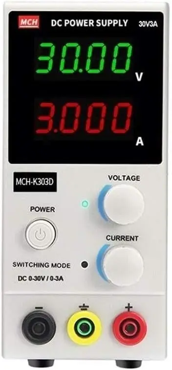 Variable Power Supply, MCH-K303D Adjustable DC Power Supply 3A Mobile Phone Repair,Stable Output