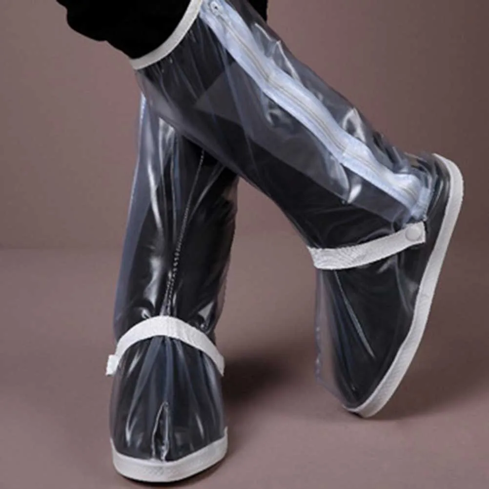 

Waterproof Rain Boots Shoes Covers Unisex Reusable Pvc Anti Slip Rain Shoe Covers For Hiking Cycling Travel Beach Garden Outdoor