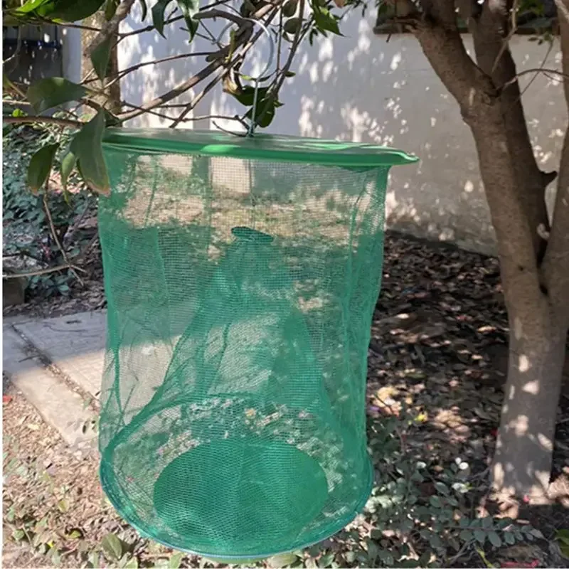 Folding hanging fly trap, environmentally friendly physical trap, outdoor orchard garbage dump fly catcher