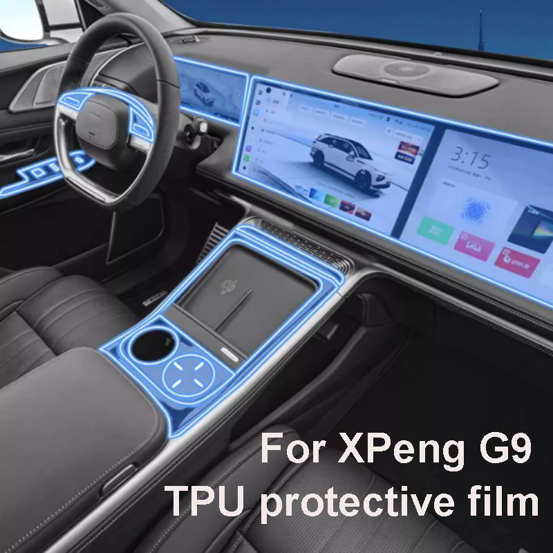

TPU Protective Film For XPENG G9 2022-2023 Car Scratch Resistant Accessories Interior Instrument Navigation Screen